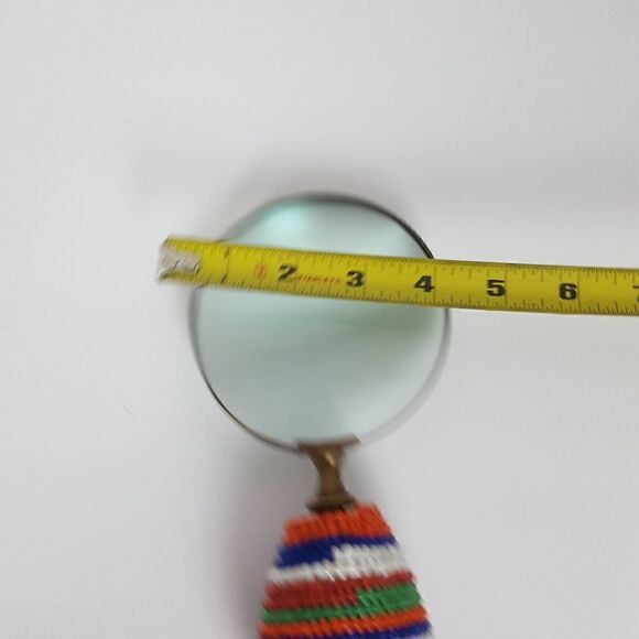 Vintage Brass Magnifying Glass - Picture 6 of 7